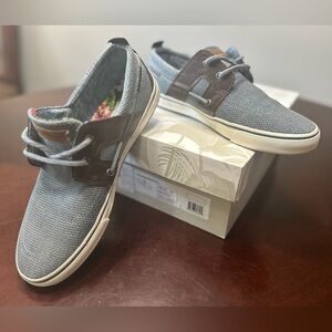 Tommy Bahama Stripe Boat Shoes